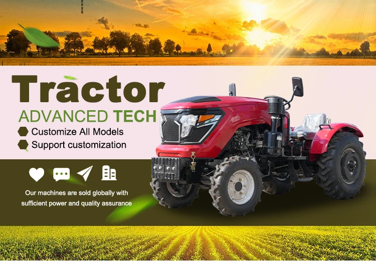 China Bestseller Diesel Mini-Traktor Allradantrieb Kleiner Traktor 60PS Hydraulischer Gummireifen Reisfeld-Landwirtschaftstraktor Maßgefertigt – Detail 3