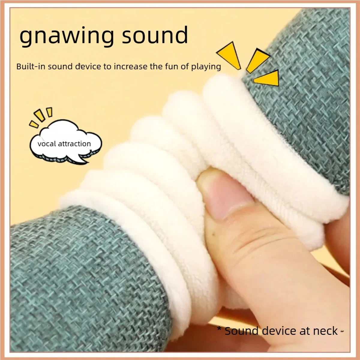Realistic Wild Goose Sounds Dog Toy Squeaky Soft Plush Puppy Chew Toy Teeth Cleaning Interactive Training Pet Toy for Indoor Dog
