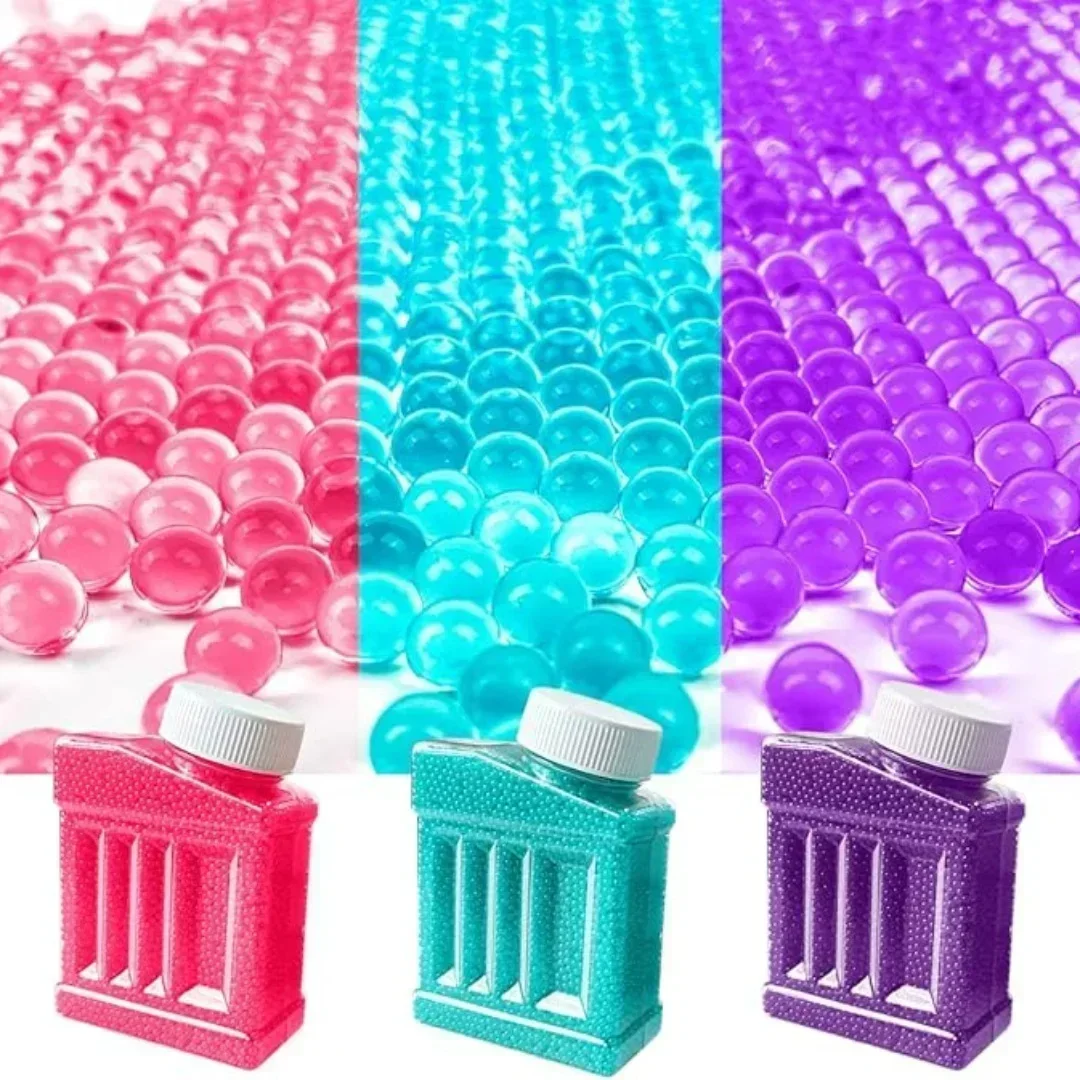 F100000PCS 7-8 Millimetri Sfera Dell'acqua Perline Ricarica Munizioni Gel Splater Palla Blaster Proiettili Per Gel Per 416 AK P90 Pistola Giocattolo Ammos