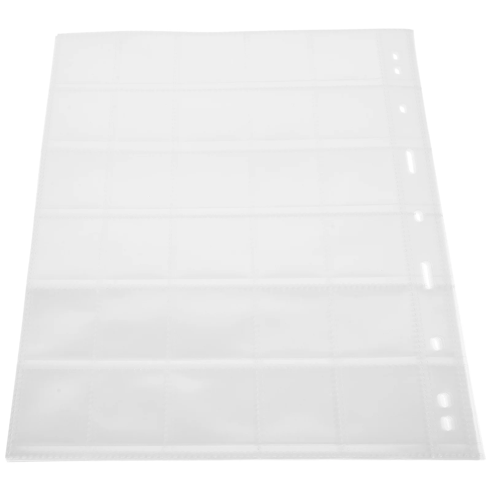 10 hojas de sellos para coleccionar páginas, transparencia completa, fácil visualización para libros de colección de sellos, portamonedas, páginas de sellos estándar