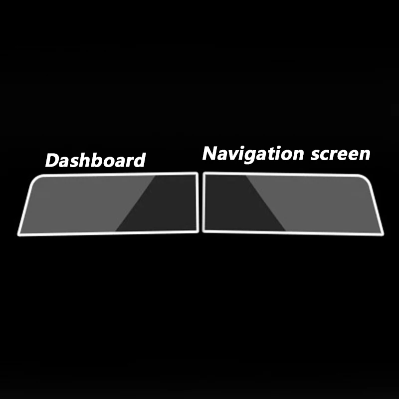 For Changan Hunter F70 2023 2024 Hunter K50 Car Dashboard GPS Navigation LCD Screen Tempered Glass Protective Film