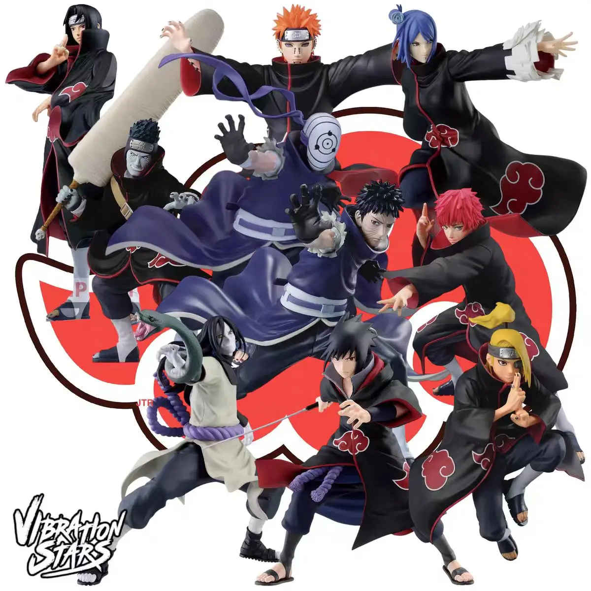 ฟิกเกอร์อนิเมะนารูโตะแบบกล่องสุ่ม ของสะสม ซาสึเกะ คาคาชิ อิทาจิ กาอาระ กล่องปริศนาสุ่มสุดเซอร์ไพรส์ รุ่นทองและรุ่นพิเศษลิมิเต็ด