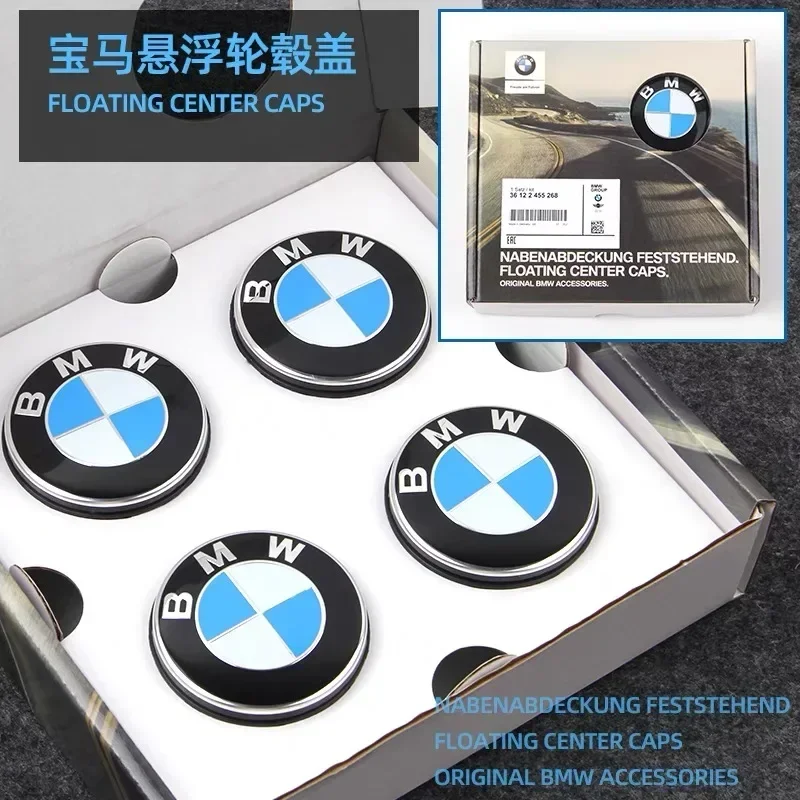 

4PCS BMW G11 G12 G30 G31 G32 G38 G01 G08 G02 G05 F45 F46 F52 F48 F49 F39 F90 56 68mm Floating Wheel Center Caps Auto Accessories