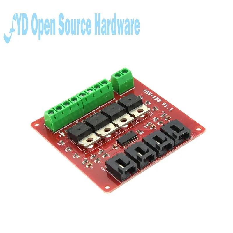 Four Channel 4 Route MOSFET Button IRF540 V4.0+ MOSFET Switch Module For Isolated power module