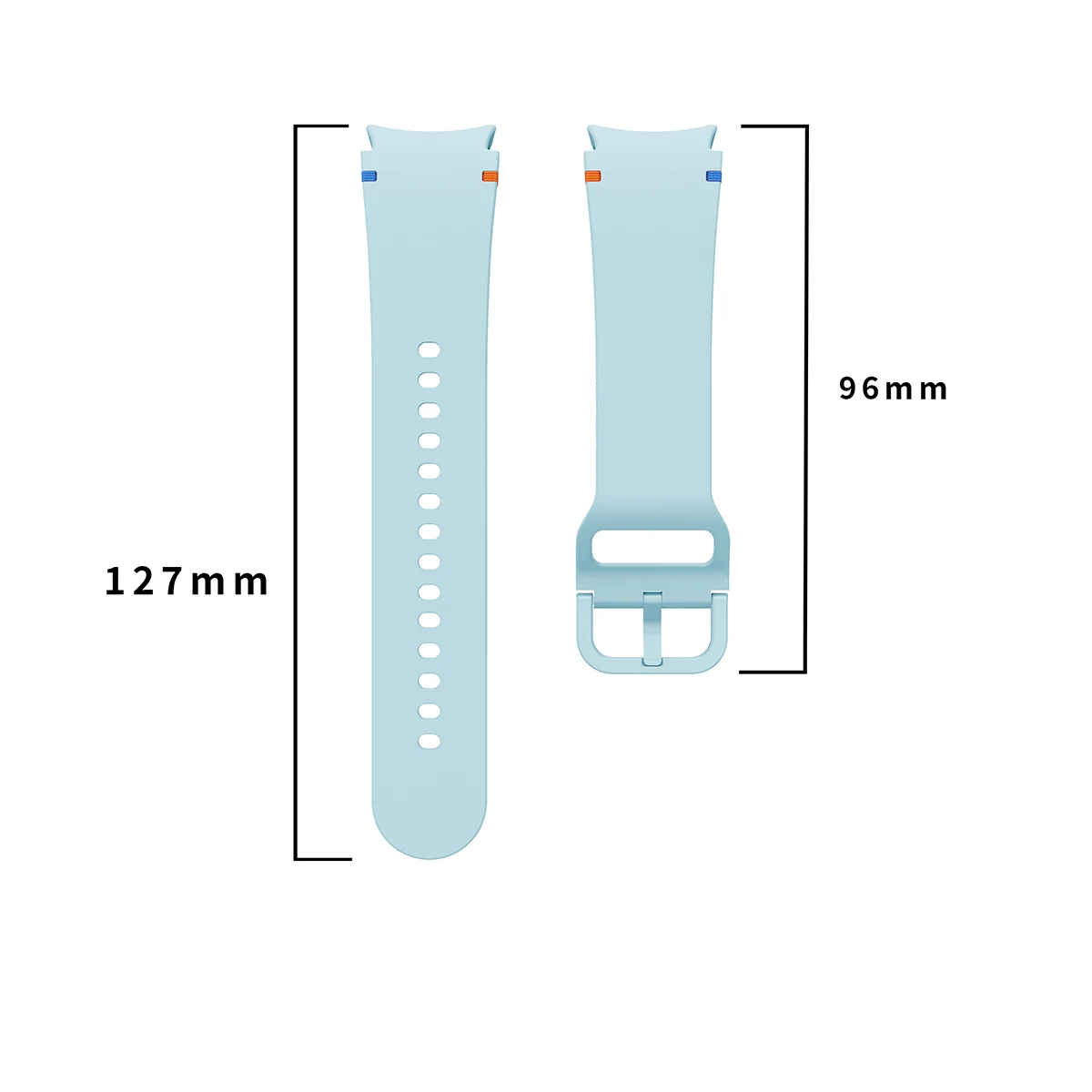 20mm Silicone Watch Strap For Samsung Galaxy Watch 7/6/5/4 44mm 40mm Bracelet Galaxy Watch 6 classic 5 pro 45mm 47mm 43mm Band