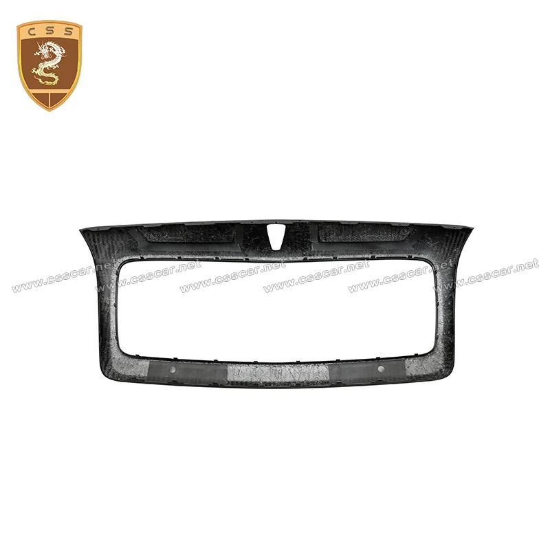 New MSY Style Upgrade Carbon Fiber Original Car Grilles Mesh for Bentley Flying Spur Racing Grid Auto Replace Tunning Accessory - view 5