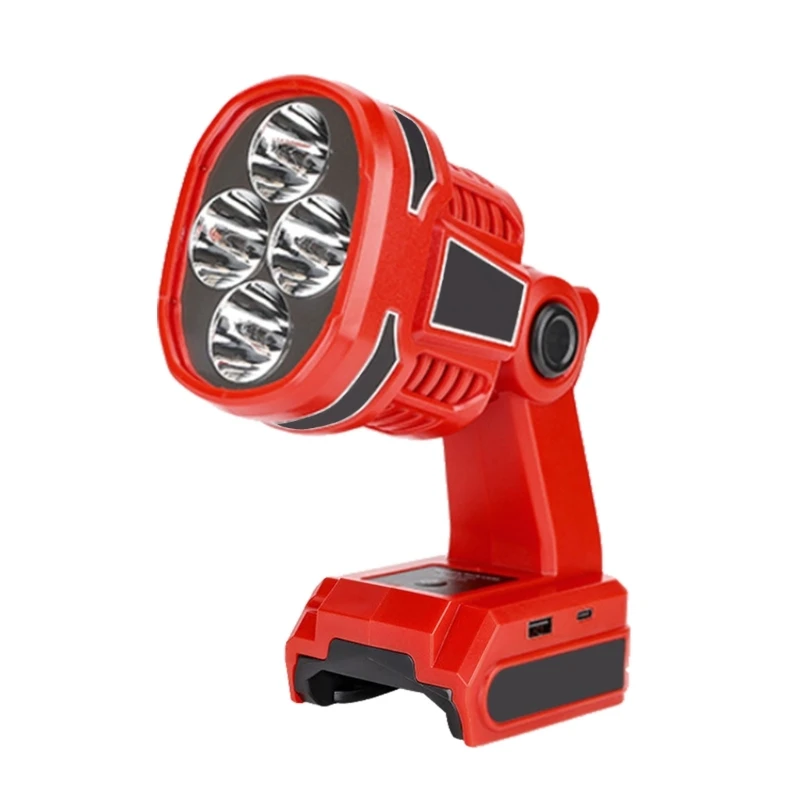 517A LED LIGHT Light Jobsite Spotlight para 18V 20V Lámpara lámpara batería libre