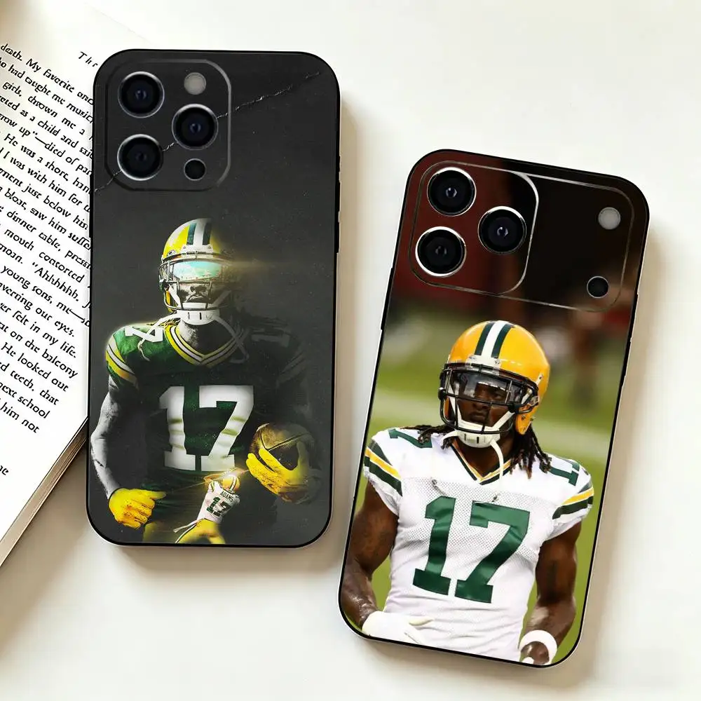 

D-Davante A-Adams American Football Phone Case Silicone Soft For IPhone 17 16 15 14 13 12 11 X XR Plus Pro Max Plus