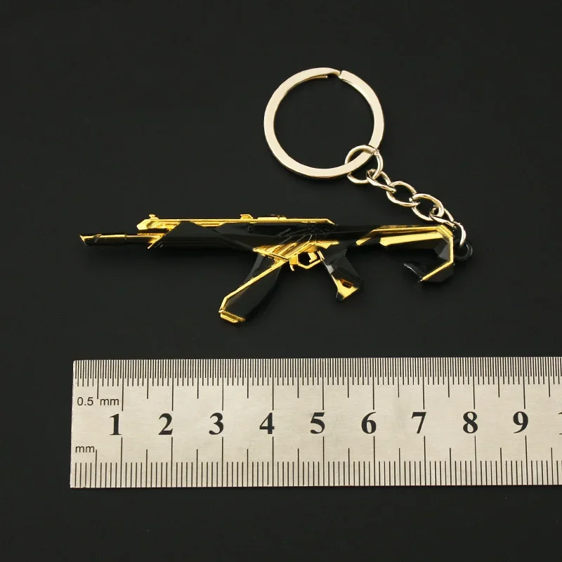 8cm Valorant Melee Reaver Model Pendant Keychain for Men Champions 2023 Vandal Skin Key Ring Fans Car Bag Decor Jewelry Gift