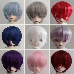 1/3 1/4 1/6 1/8 bjd sd 남녀 인형, 고온 실크 블랭크 인조 헤어 세트, 가발 인형 액세서리