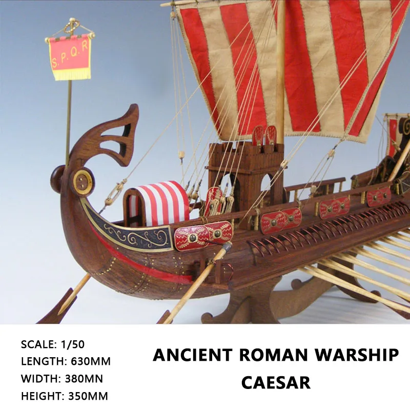 1/50 Wooden Ship Model Kit CAESAR Caesar-Ancient Roman Warship