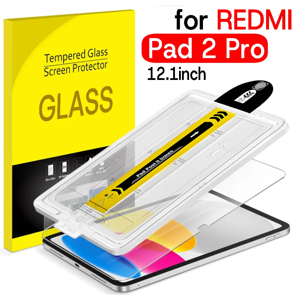 

9H Tempered Glass Screen Protector for Redmi Pad 2 Pro HD Anti-Scratch Easy Installation Film for Redmi Pad 2 Pro 12.1-inch 2025