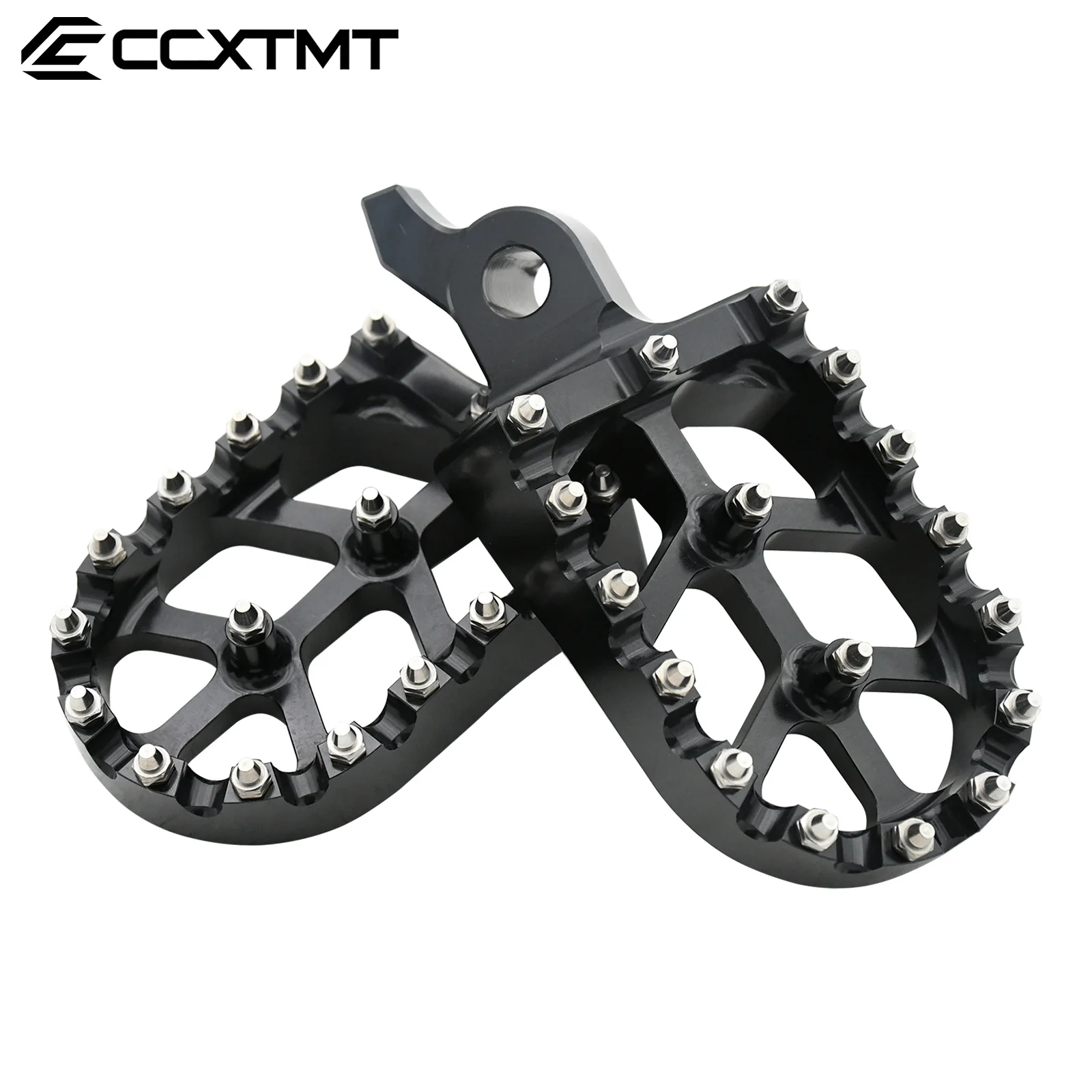 Motorcycle CNC Aluminum Foot Pegs Pedals Rests Footpegs Footrest For Yamaha YZF250 YZF450 WRF450 YZF450X 2023-2024 YZ250F YZ450F