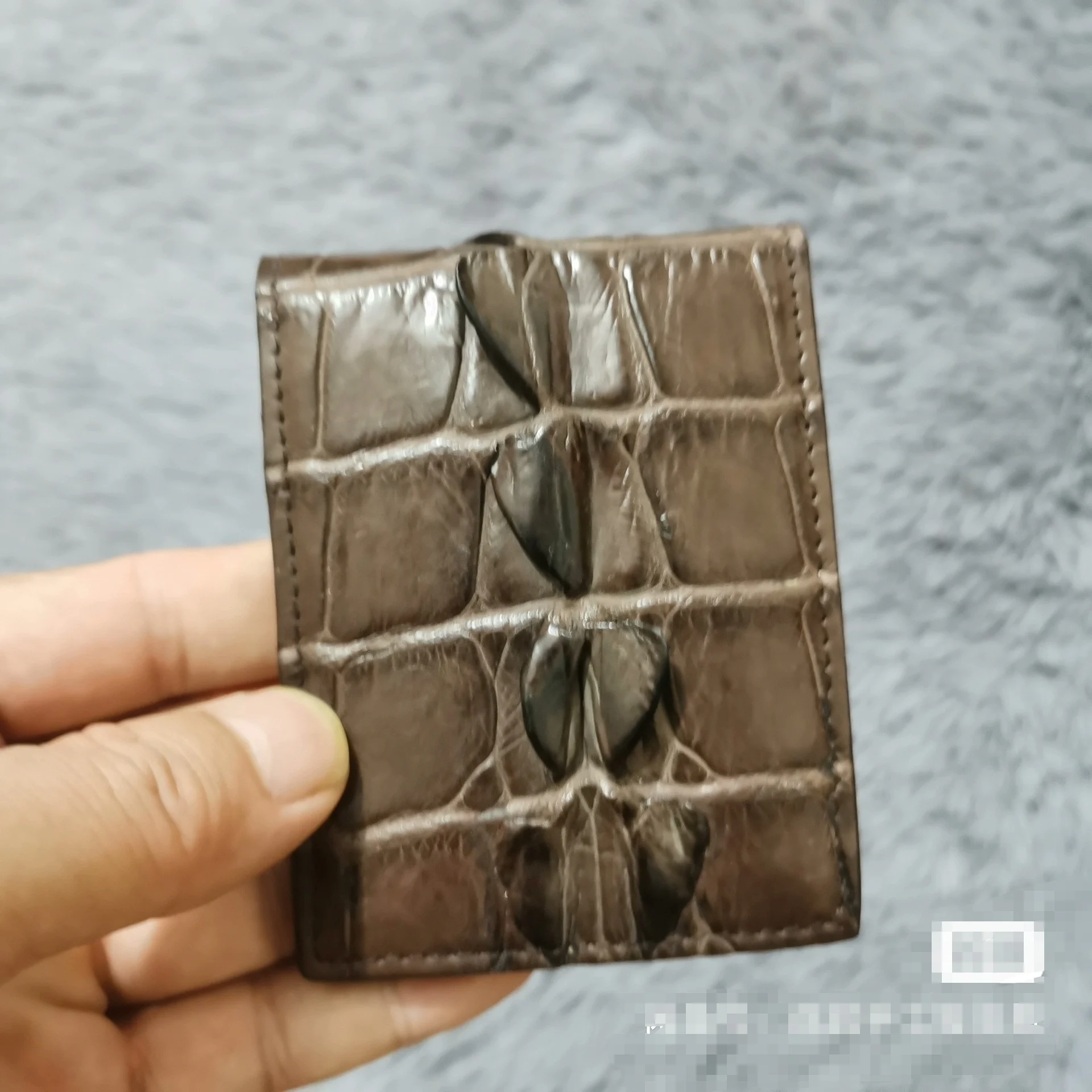 

2026 New Crocodile Leather men's Card Bag Fashion Leisure Genuine Leather Multi Card Holder Bag 45