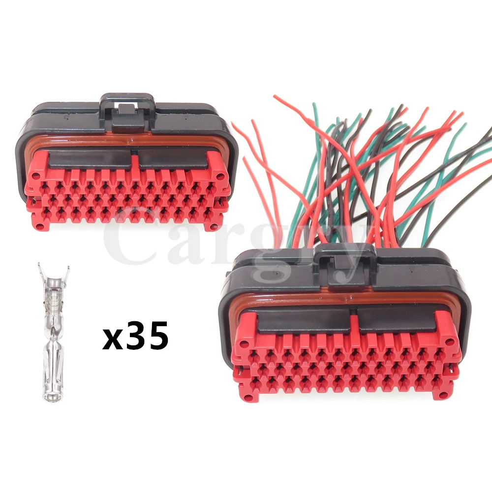 1 Set 35P Auto Plastic Housing Waterproof Cable Harness Socket 776164-1 AC Assembly Automotive ECU Controller Integrated Plug