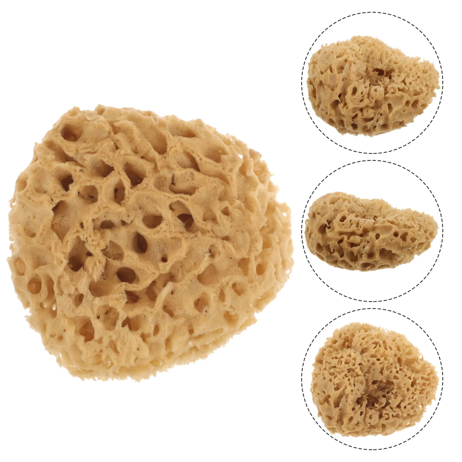 

Honeycomb Bath Ball Scrubber Body Wash Natural Back Exfoliator Sponge Baby Sponges