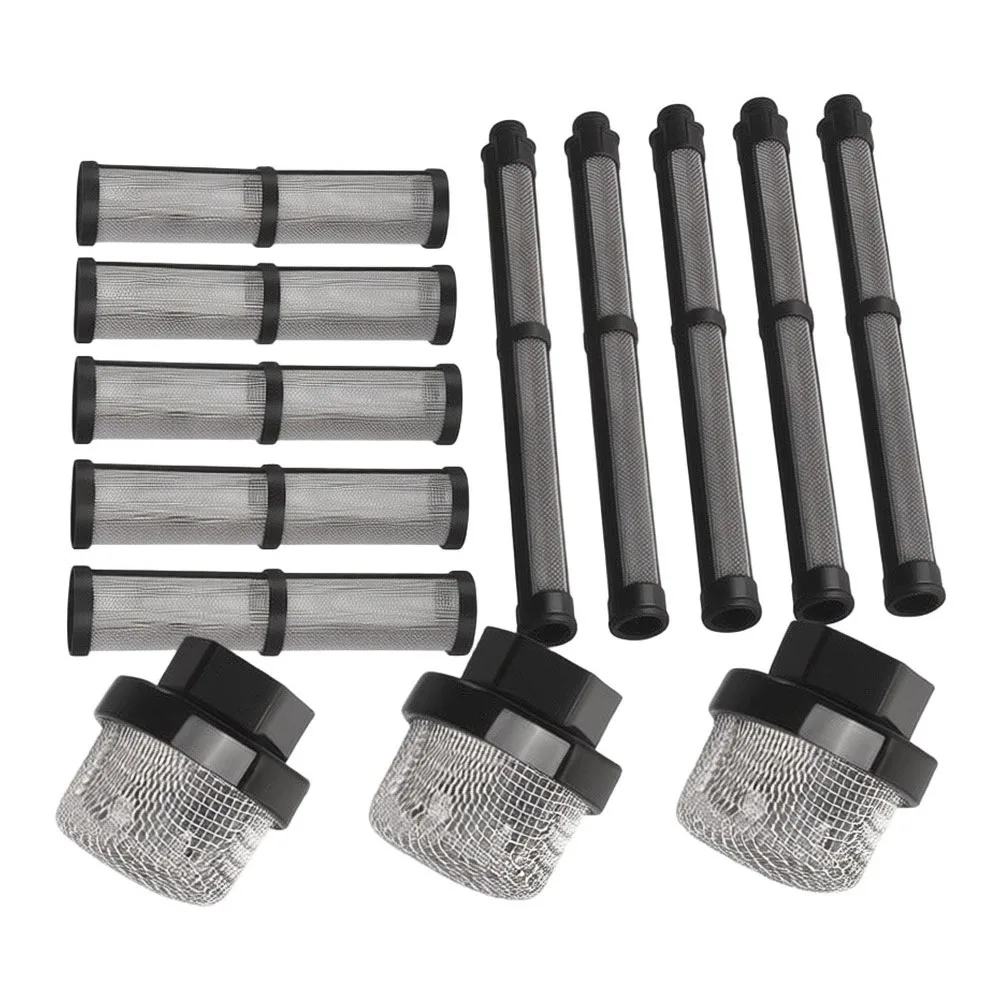 Stainless Steel Filter for Airless Spray Equipment Designed for Clog Resistance and Long Term Use 5 Outer 5 Inner 3 Pump Filters