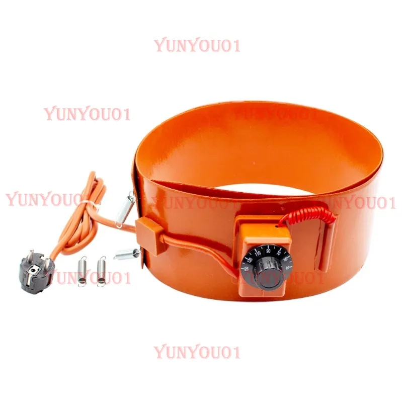 

DIY Customizable 200L Oil Drum Silicone Heating Belt Silicone Rubber Heater 1740x250mm 2000W Y
