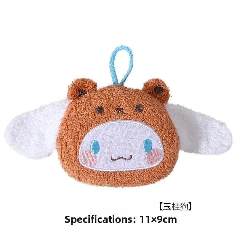 My Melody Printed Bath Loofah Cute Cartoon Exfoliating Shower Sponge with Hanging String for Body Wash Gift for Women wholesale