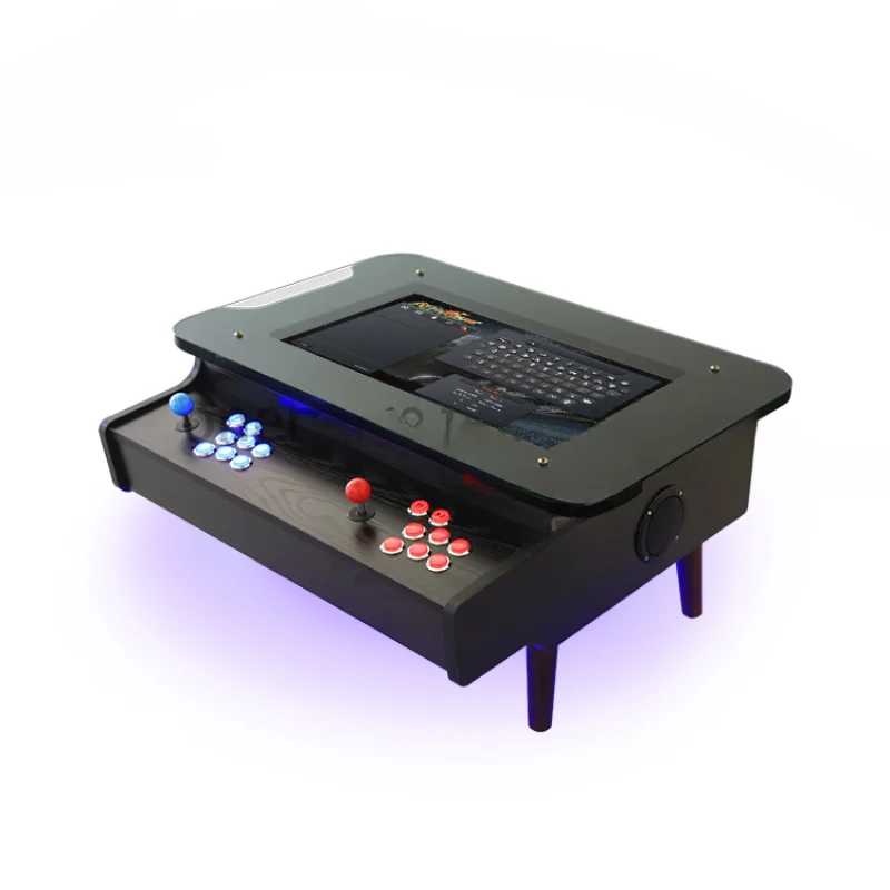 Cocktail Table Arcade Game Machine, 2 Players Classic Cocktail Arcade Table