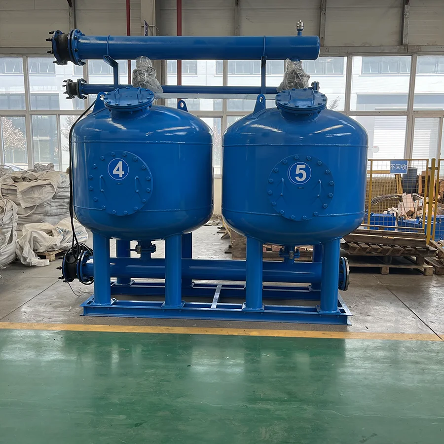 Industrial Water Filter Automatic Backwash Pressure Sand Filter Quartz Sand Media Filter for Seawater Desalination Wate