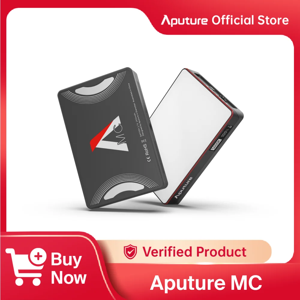 Aputure AL-MC RGB撮影用ライト Aputure MC AL-MC RGBWW LEDライト 3200K-6500K 写真撮影用照明 CCT