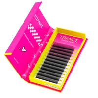 TDANCE W Shape Lash Soft Handmade 3d 4d 5d 6d 8d Premade Volume Fan C D 0.07MM Eyelashes Extension 3