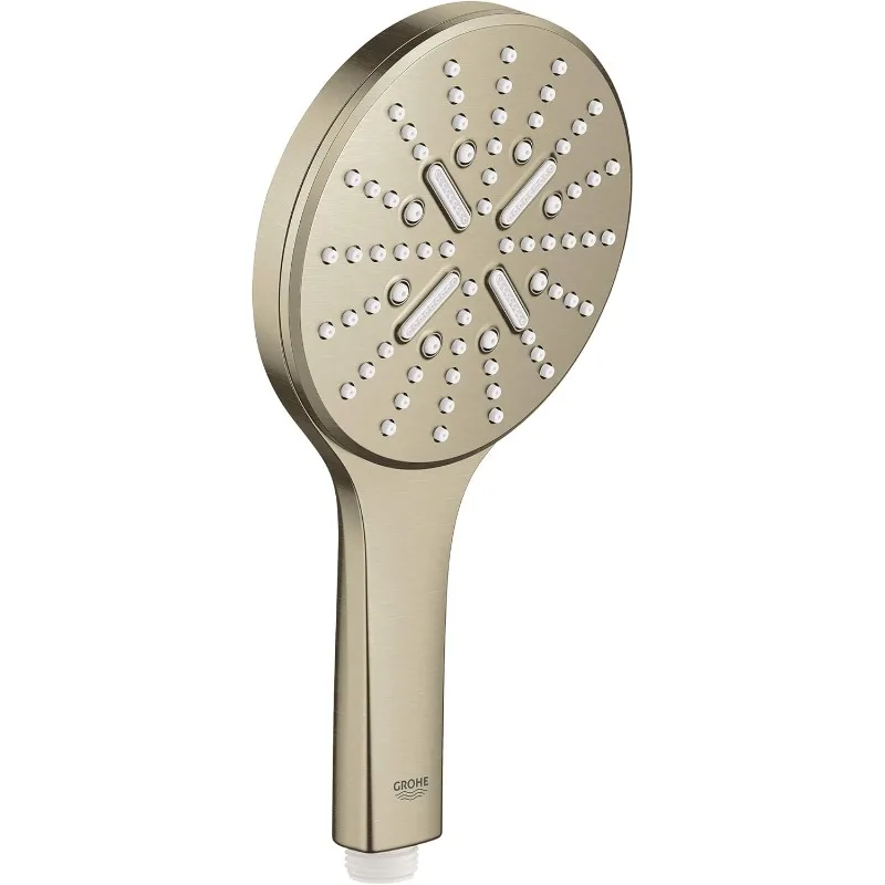 

GROHE 26545EN0 Ручной душ для тропического душа, 3 насадки для струи дождя, отделка бесконечности из матового никеля