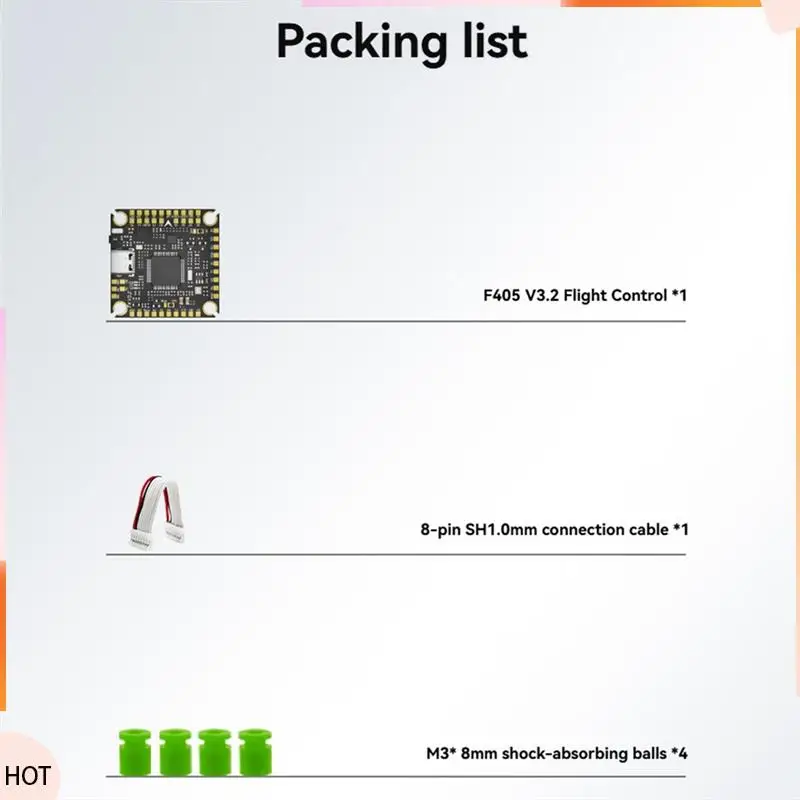 

News F405 V3.2 Flight Controller FC ICM42688P Bluetooth Wireless Adjust Tuning Parameter For RC FPV Freestyle Drone DIY Upgrades