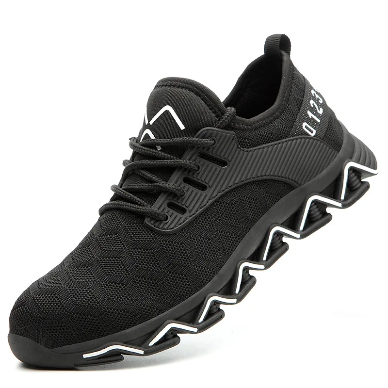 

Anti-smashing and Anti-piercing Breathable Soft-soled Steel Baotou Protects Work Shoes