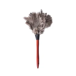 55cm Ostrich Natural Feather Duster Brush Wood Handle Anti-static Cleaning Tool Household Furniturer Car Dust Cleaner