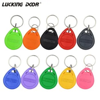 10 pz/lotto TK4100 125khz RFID portachiavi Tag ID chiave portachiavi ingresso porta controllo accessi gestione portachiavi Token