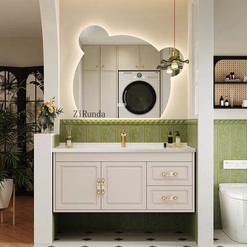 Picture 6: Bathroom cabinet combination ceramic integrated basin, toilet sink, washbasin cabinet