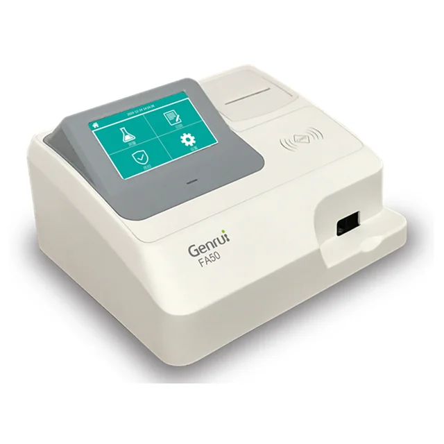 local portable immunoassay analyzer factory offer POCT product support T3 T4 TSH Prog HBA1C D-DIMER