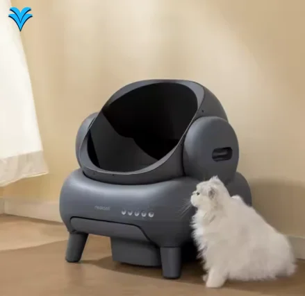 

Automatic Smart Cat Box Large Intelligent Open Design Quiet Self Cleaning Cat Toilet with APP Control
