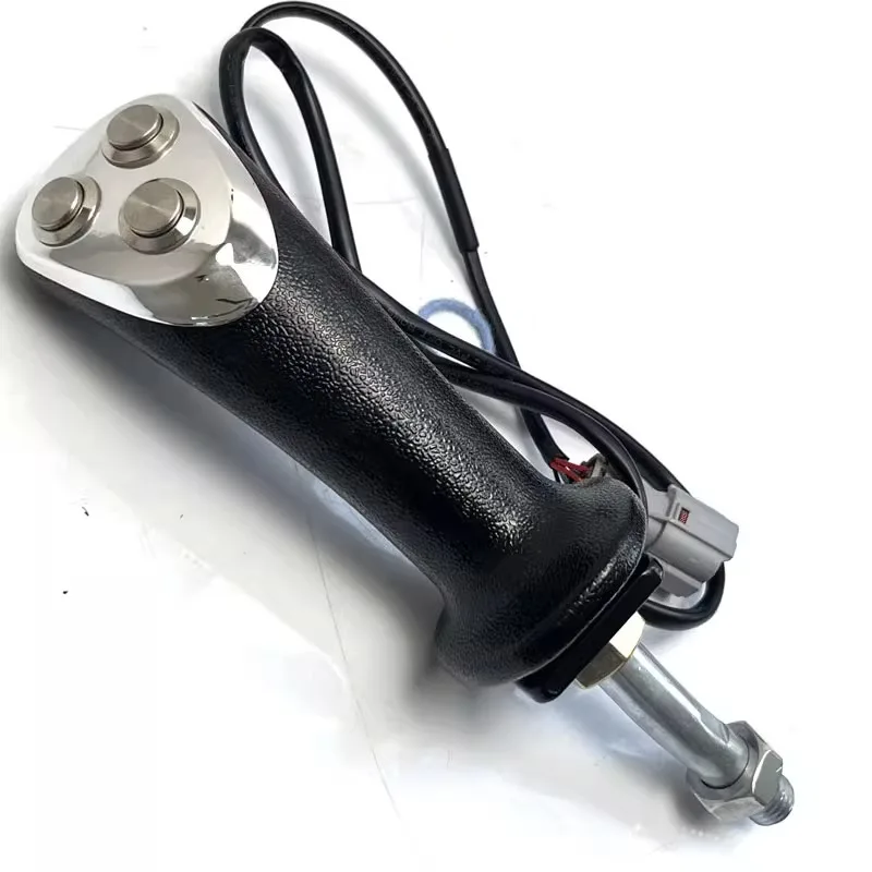 Excavator Electromagnetic Suction Cup Wood Clamp Hydraulic Shear Grabber Three-button Electronic Control Joystick Handle Glue