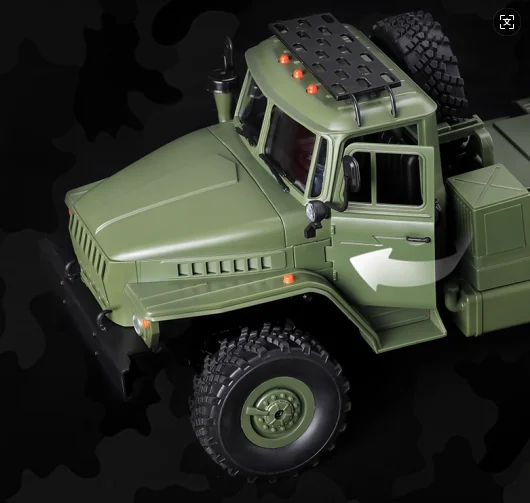 WPL B36 B36-2 B36-3 6WD RC Car 1:16 Full Scale Military Transport Vehicle Model Six Wheel Drive Climbing Off-Road RC Truck Toys