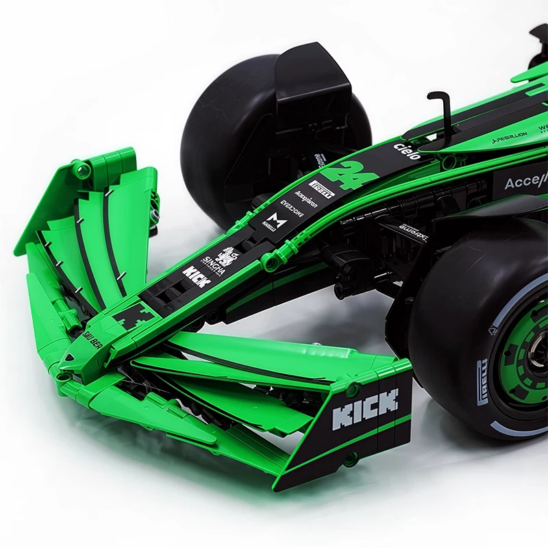 جديد MOC مخصص فريد التقنية F1 C44 سوبر سيارة مقياس 1:8 نموذج لتقوم بها بنفسك اللبنات الطوب لغز لعبة هدايا عيد الميلاد للأطفال #5