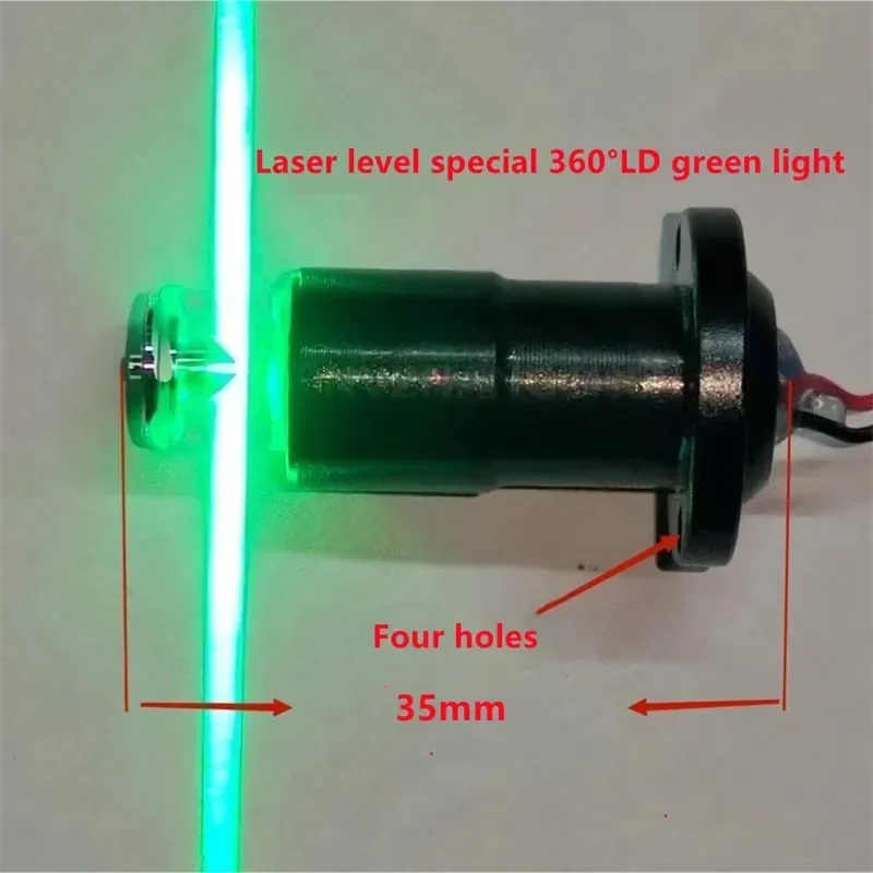 8/12/16 Lines Laser Level LD Green Line Four Holes Head 360 Degree Green Line Laser Module Diode Laser Level