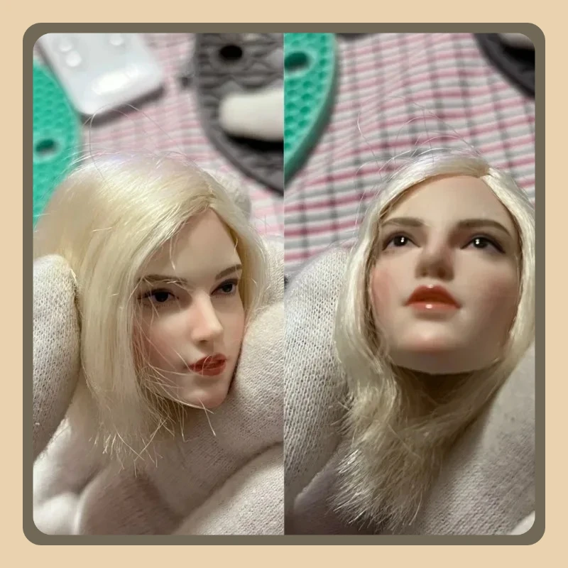 SUPER DUCK SET036 Huntress Head Sculpt Carving Model im Maßstab 1:6, passend für 12" Ph TBL Female Soldier Pale Action Figure Body Dolls
