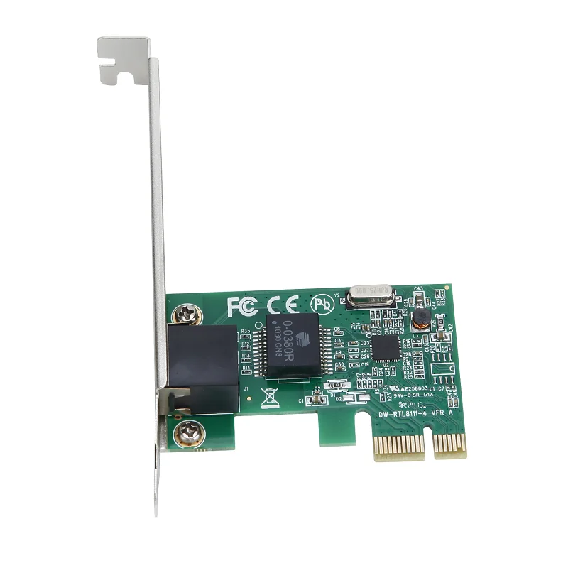Offre spéciale 10/100 Mbps PCi Express vers Port Rj45 carte d'interface réseau à puce Realtek 8211E