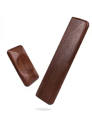 Walnut Wood Palm Rest Custom Solid Wooden Keyboard Wrist Rest Fillet Filco Palm Stress for 68/87/104 Keyboard Game Accessories