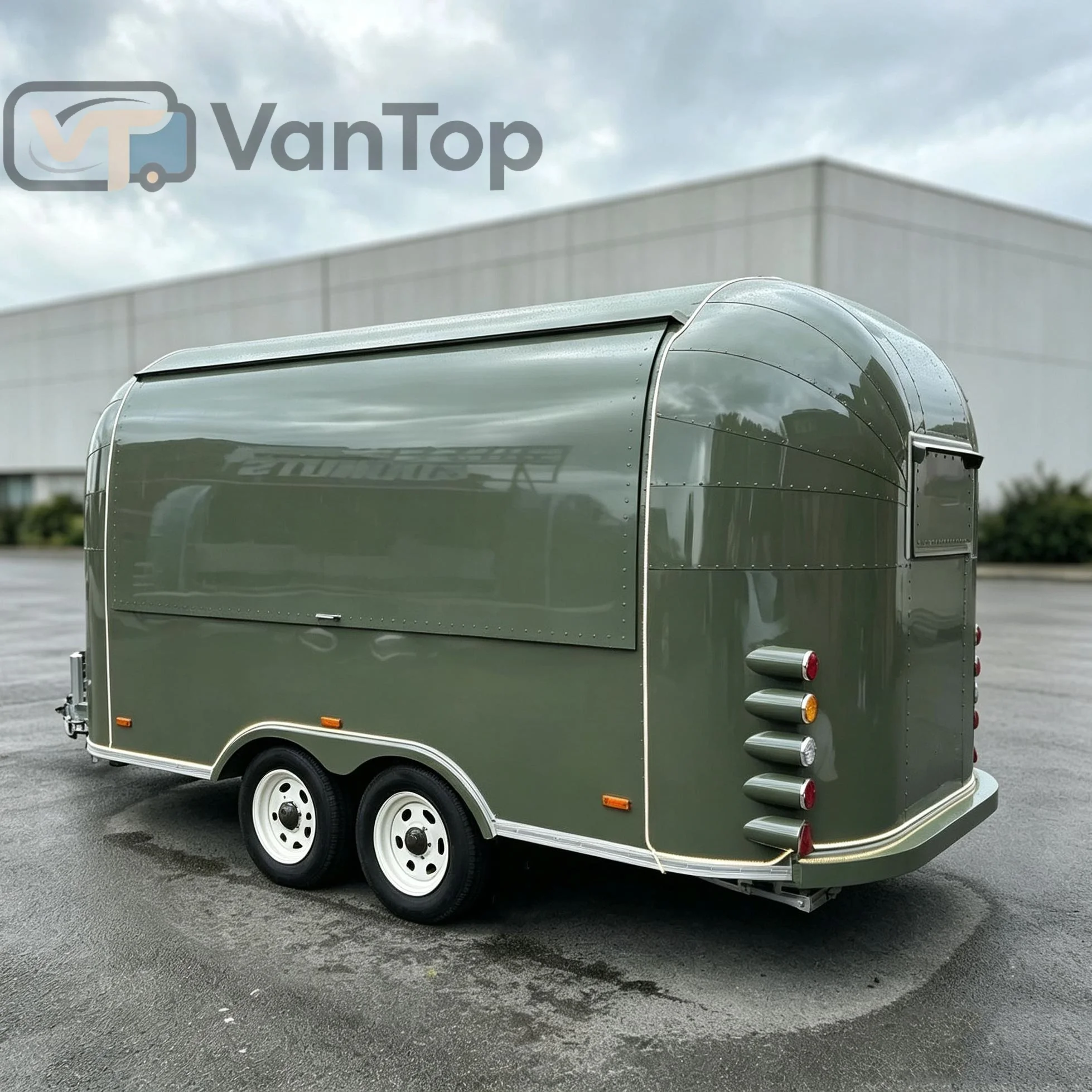 Commercial Food Trailer Mobile Kitchen Concession Trailer Food Truck Trailer for Restaurant Catering Business