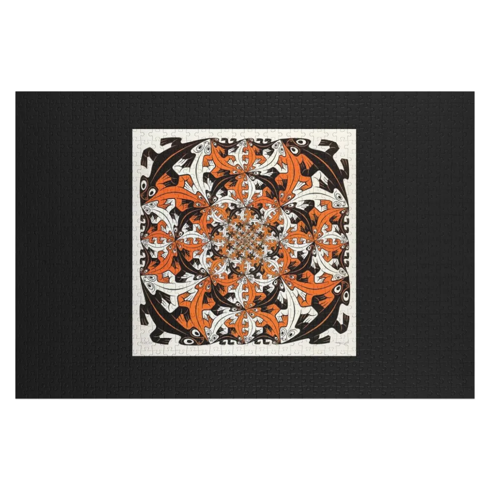 

Пазл Escher - Лягушка: персонализированная деревянная игрушка для малышей, деревянный пазл с именем на заказ