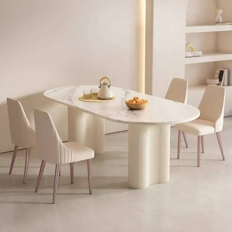 X-S  Modern Study Dining Table Kitchen Party Big Rectangular Center Dining TableHome Furniture HG