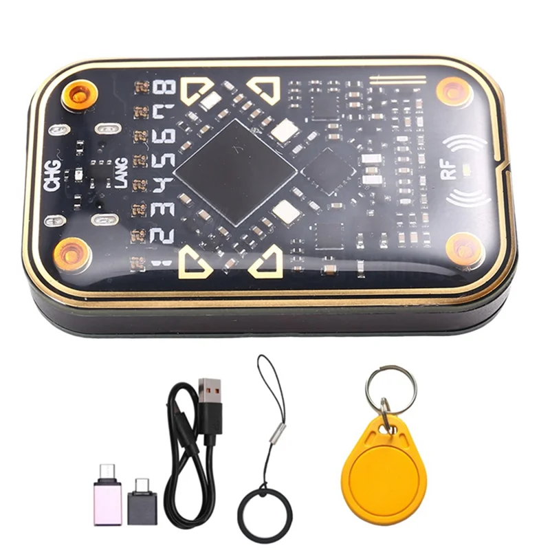

B18B Chameleon V2.0 RFID-считыватель смарт-чипов + брелок UID Restart Эмулятор смарт-карт 125K 13,56M IC ID декодирование NFC Дубликатор