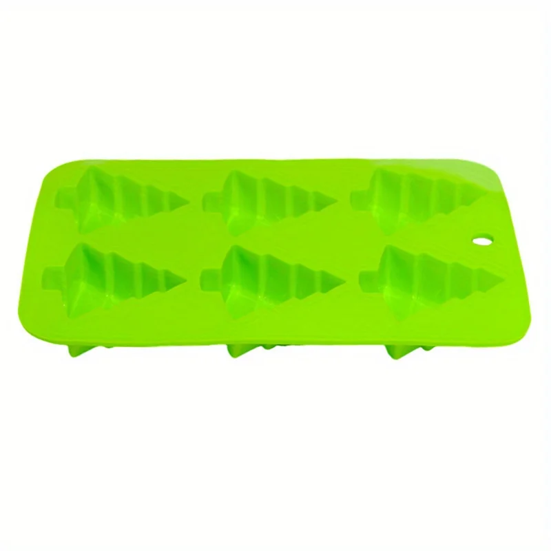 1PC Silicone Baking Mold Chocolate Christmas Tree Silicone Mold Christmas Party Gingerbread Chocolate Mold