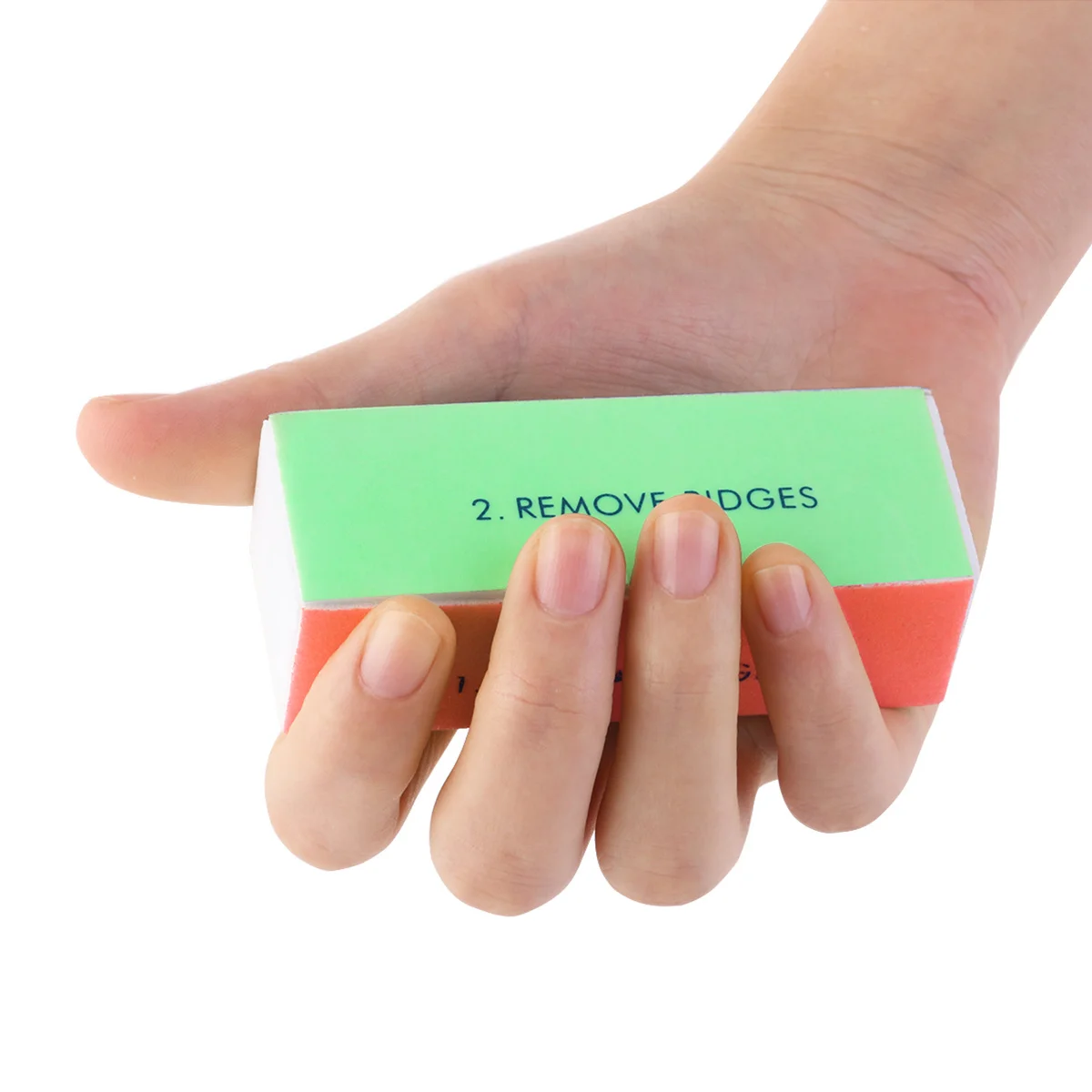 

10Pcs Nail Shiner Sponge Files Washable Sanding Blocks for Natural False Nail Buffing Polishing File Tools