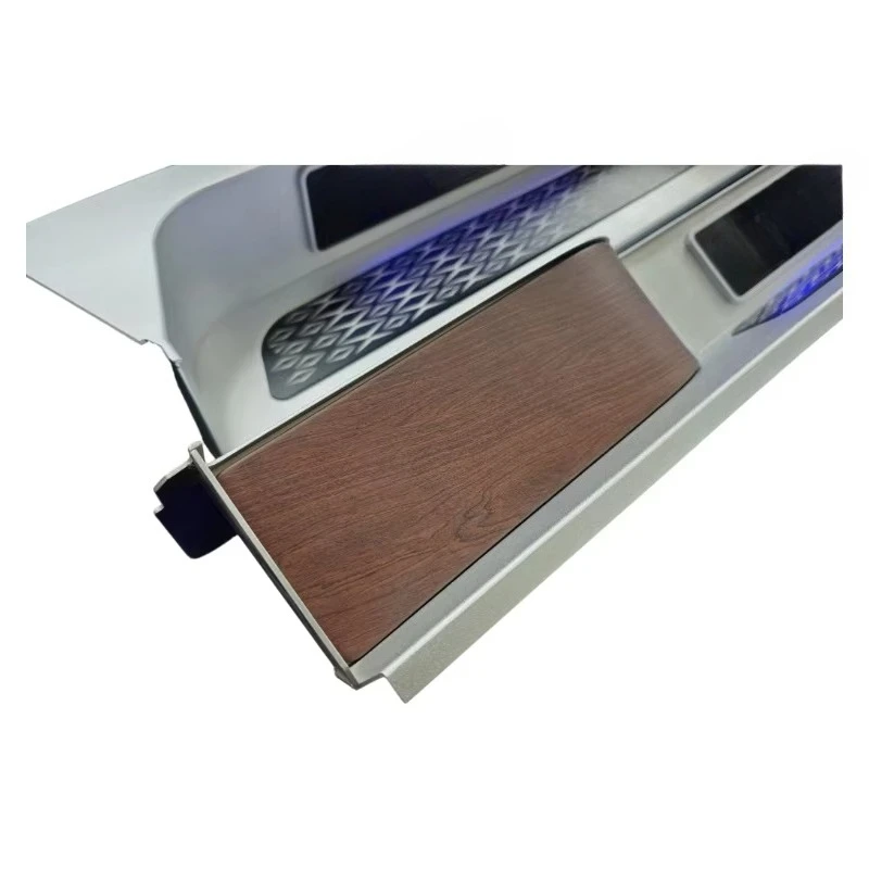 Middle Sliding Door LED Welcome Pedal Aluminum Alloy Door Sill  Transfer Printing for  Vito V-Class W447 W639 V260L