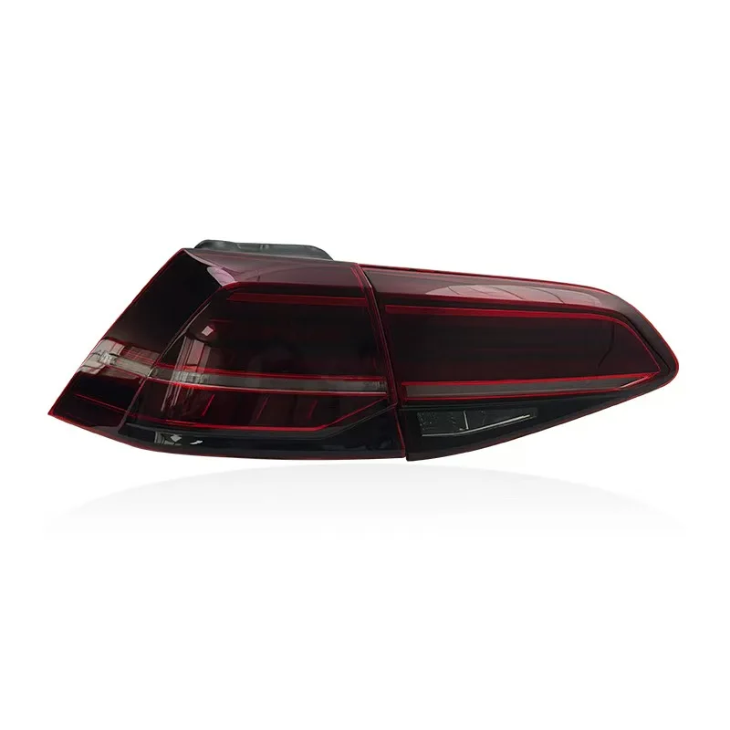 For 2017-2019 Golf 7 Mk7 LED Auto Taillight Assembly Red Retrofit Stylish Upgrade Design New Condition Accessories 1 Year